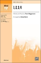 1, 2, 3, 4 Two-Part choral sheet music cover